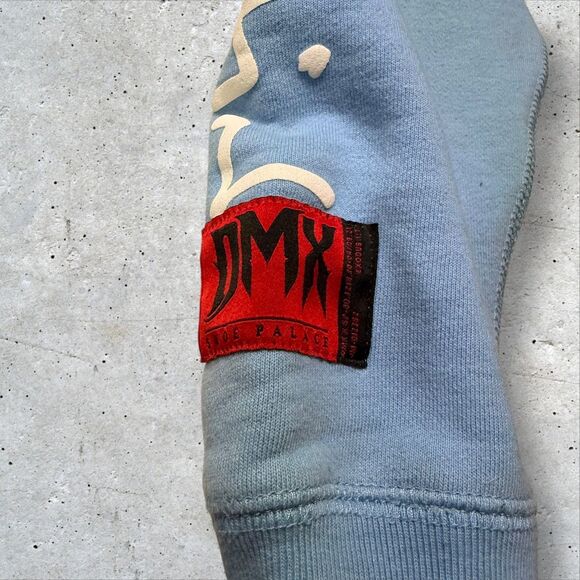 DMX x Shoe Palace ‘Here We Go Again’ Blue Hoodie Size Small Graphic Rap Hip Hop - Picture 11 of 14